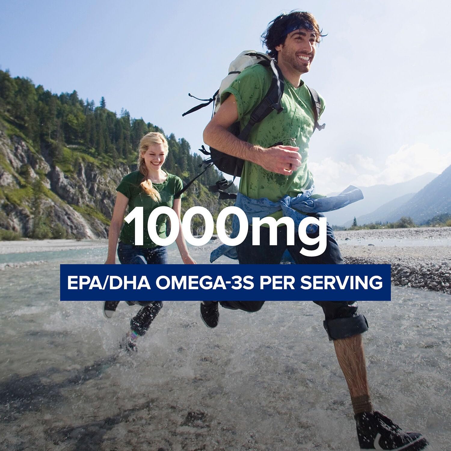 GNC Triple Strength Fish Oil 1000mg EPA & DHA | Burpless High Potency | 210 Softgels