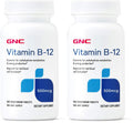 GNC Vitamin B-12 500mcg | Energy Production Support | Pack of 2 (100 Tablets)