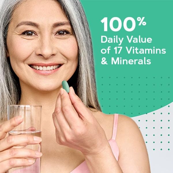 GNC Women's 50+ One Daily Multivitamin – Pack of 2, 60-Count | Supports Wellness & Healthy Aging