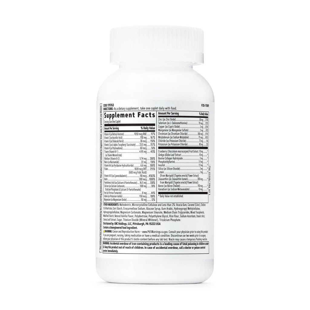 GNC Women's 50+ One Daily Multivitamin – Pack of 2, 60-Count | Supports Wellness & Healthy Aging