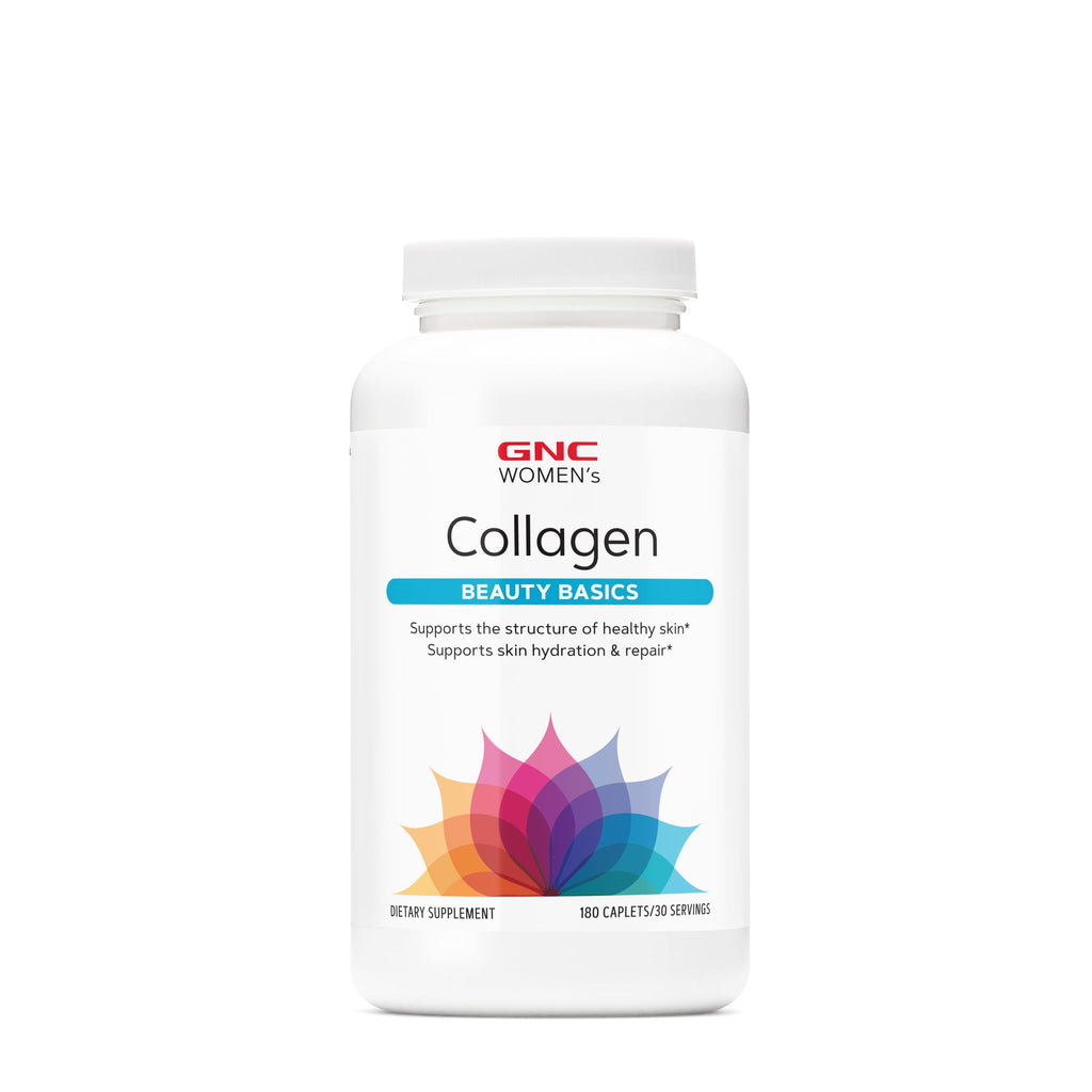 GNC Women's Collagen Supplement – Supports Skin Elasticity & Hydration | 180 Caplets