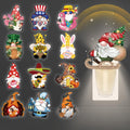 1 Pack Interchangeable Gnome Fragrance Plug with Night Light – Bath & Body Works Compatible Holiday Decor
