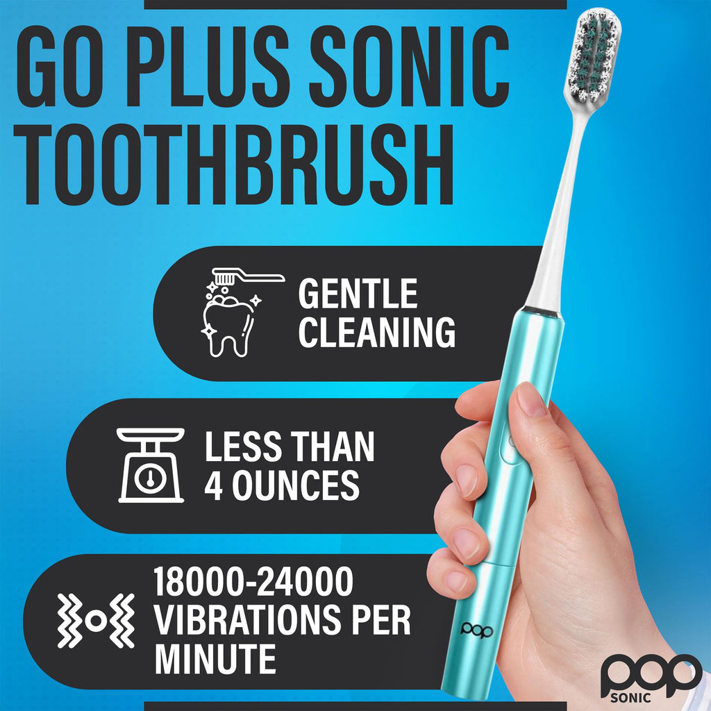 Go Plus Sonic Travel Electric Toothbrush - Portable Travel Kit