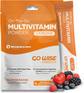 Go Wise On The Go Multivitamin Powder - Natural Berry (Pack of 3) | 14 Travel Sticks