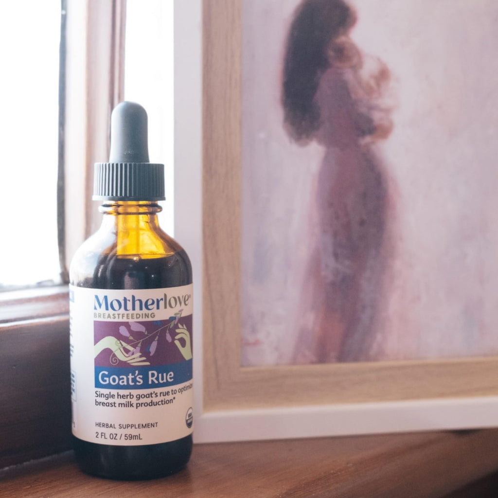 Motherlove Goat’s Rue 2 oz Tincture – Lactation Support, Organic, Vegan