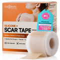 GoGleefy Silicone Scar Sheets Roll – Medical-Grade Scar Tape for Surgical Scars & C-Sections (1.6”x60”/120”)