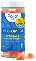 GOJOY Kids Omega-3 DHA Gummies – Plant-Based, Sugar-Free DHA + EPA for Brain & Eye Health (Ages 3+)