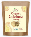 Jiva Organics Gokshura Powder 7oz - Non-GMO, Pure Full Spectrum Tribulus, Indian Origin