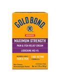 Gold Bond Medicated Maximum Strength Pain & Itch Relief Cream with Lidocaine – 1.75 oz