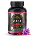 GOLDEN SAFFRON GABA + Saffron Extract Supplement – Relaxation, Sleep & Mood Support – Non-GMO, Made in USA