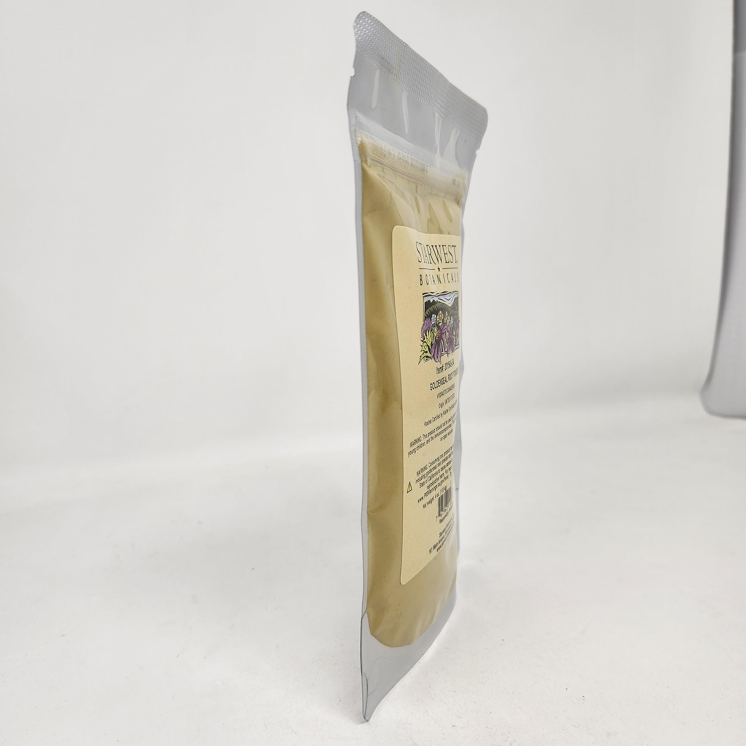 Goldenseal Root Powder Wildcrafted - 4 Oz (113 g) | Starwest Botanicals