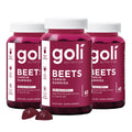 Goli Beets Cardio Gummies with CoQ10 & Vitamin B12 – Beetroot Extract for Cardiovascular Wellness – Vegan, Non-GMO, Gluten-Free – 60 Count (3 Pack)
