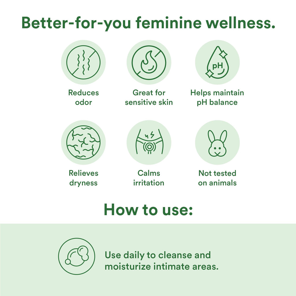 Good Clean Love Rebalance Intimate Wash — pH-Balanced & Moisturizing (6 oz)