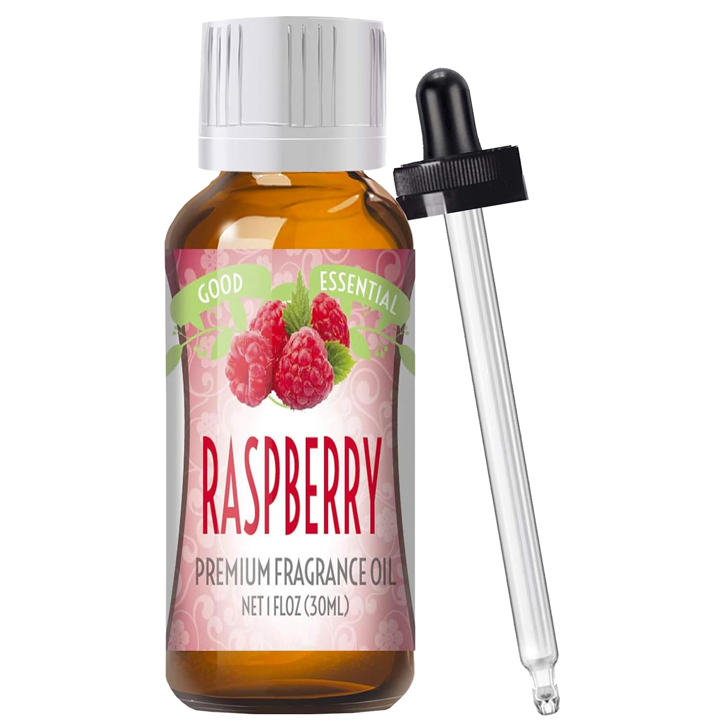 Good Essential Raspberry Fragrance Oil – 30ml (1 fl oz) for Diffusers, Candles, Soaps