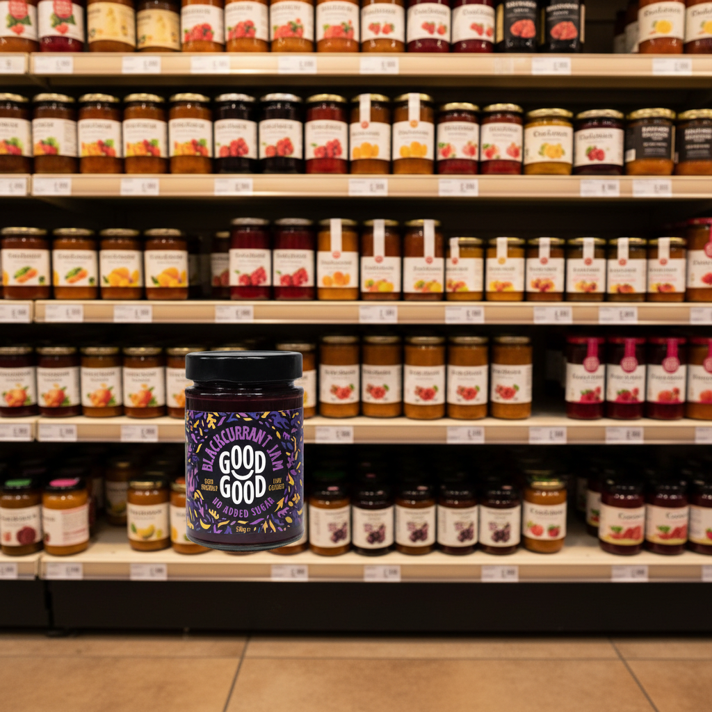 Good Good Blackcurrant Jam - 330g