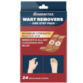 Goodnites Wart Remover Pads – Maximum Strength 40% Salicylic Acid, 24-Count, 6 mm & 10 mm Patches for Common & Plantar Warts