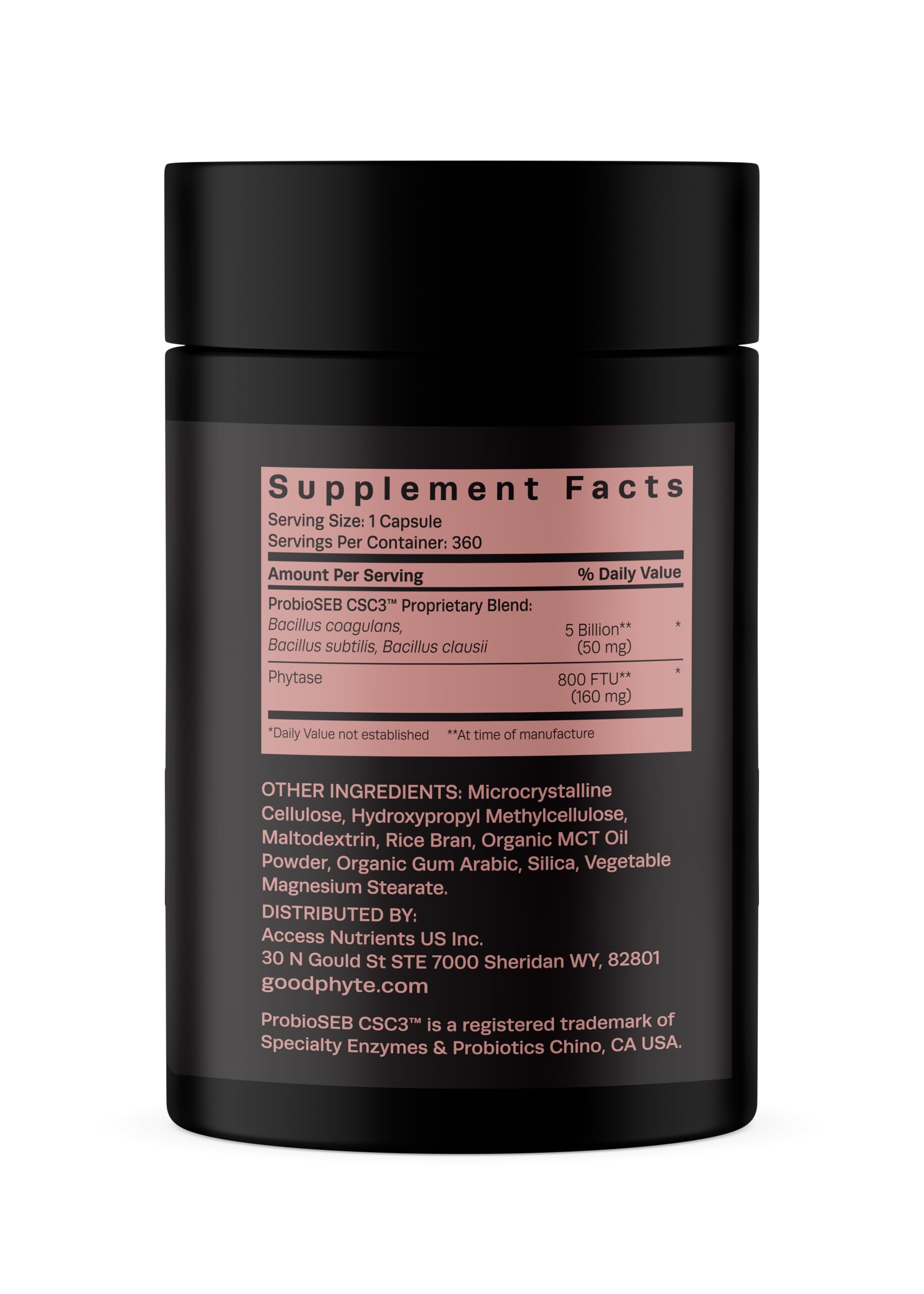 Goodphyte Premium Digestive Enzyme | Boost Nutrient Absorption & Digestive Comfort (360 Count)