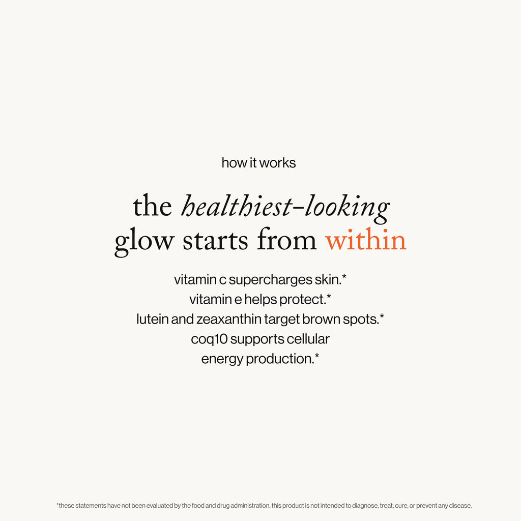 goop Beauty Morning Skin Drink Mix — Vitamin C & E for Radiant Skin, Lemon Verbena & Orange Flavor, 30 Pack