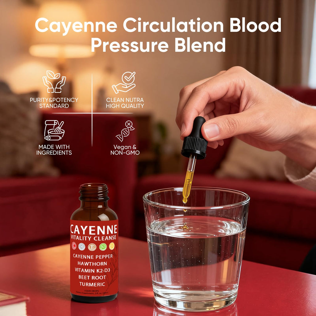 GOOVIP Maxivita CayennePepper Liquid Extract Drops - 2 fl oz | Immune, Joint & Gut Support