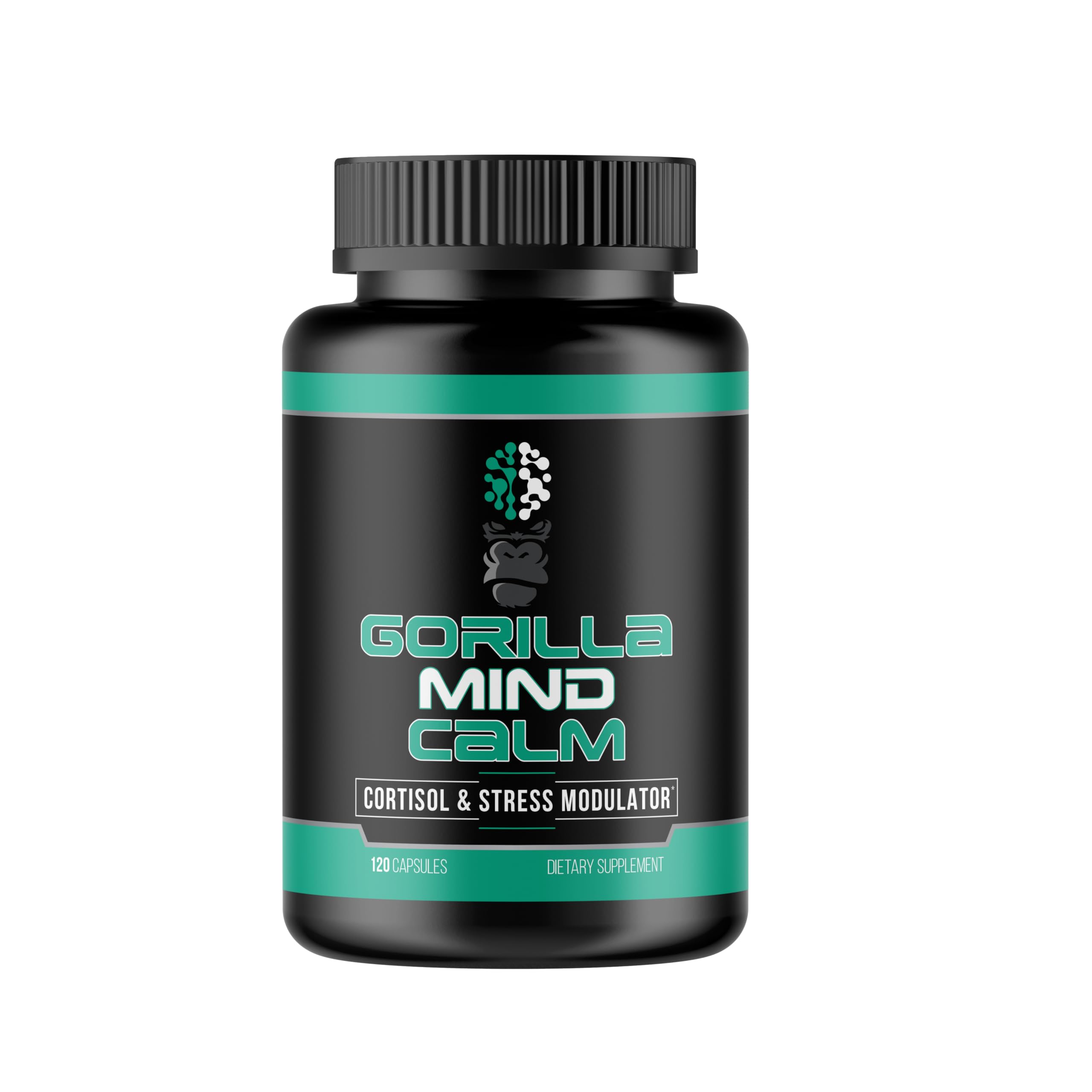 Gorilla Mind Calm (120 Capsules) | Potent Relaxation & Stress Support