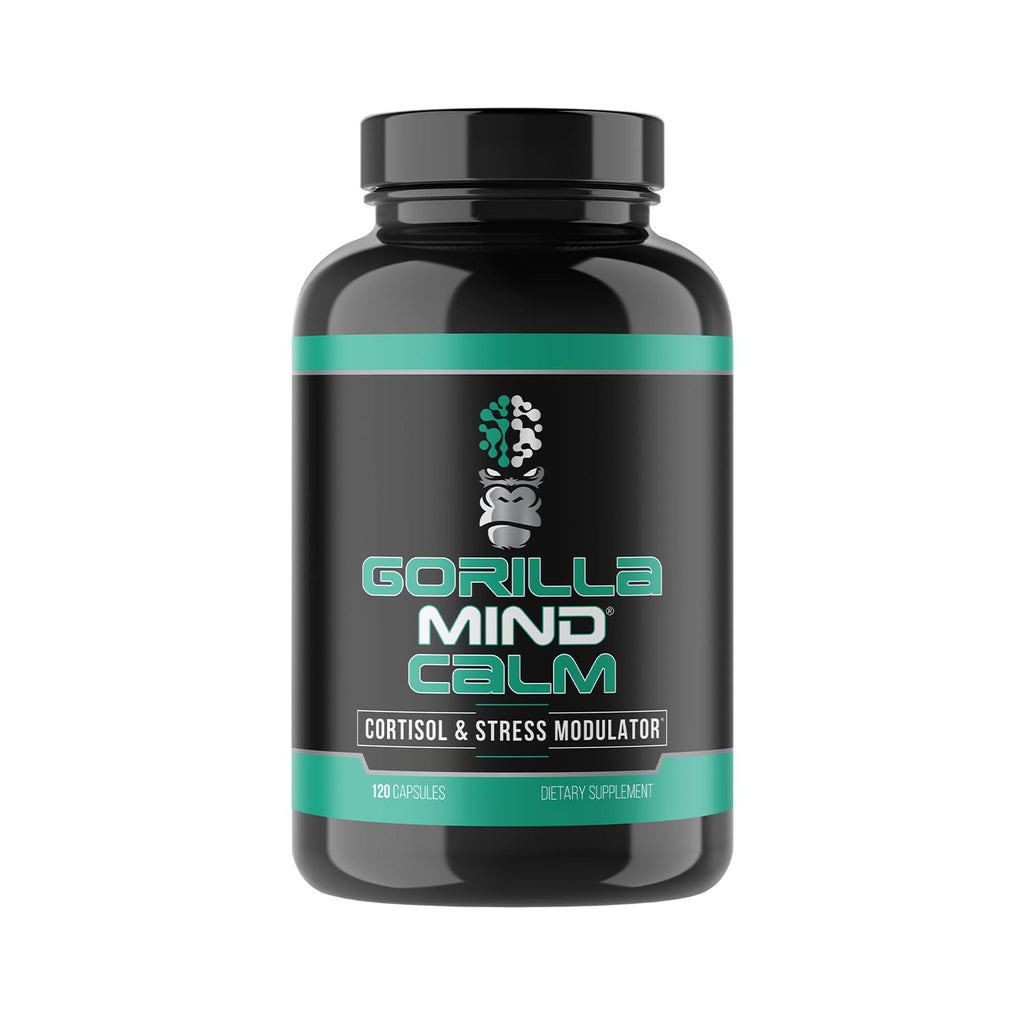 Gorilla Mind Calm (120 Capsules) | Potent Relaxation & Stress Support