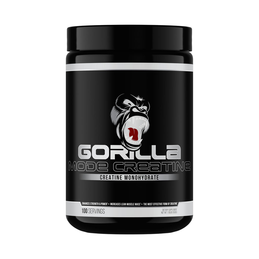 Gorilla Mind Creatine Monohydrate Micronized Powder – 5 g Serving, 100 Servings, Made in USA