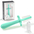 Grabease Double-Sided Training Toothbrush for Toddlers 12mo+ Mint