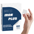 Graclin Iron Plus Topical Patches – Easy to Use, 60 Days Supply – Sugar-Free, Latex-Free, Natural Alternative