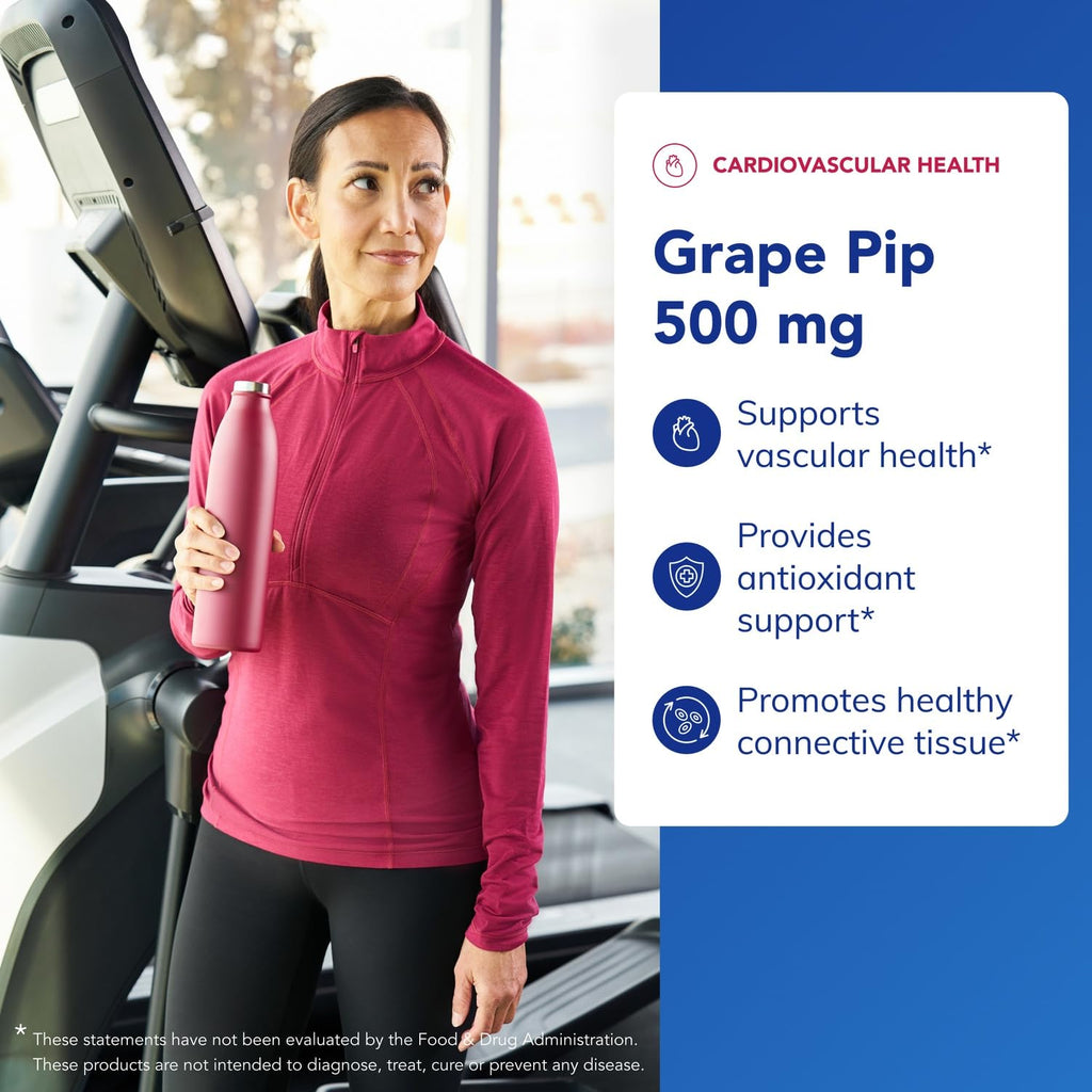 Pure Encapsulations Grape Pip 500 mg — Vascular Health Support | 120 Capsules