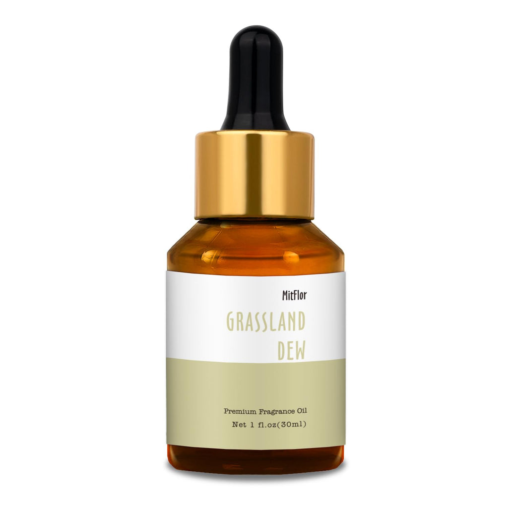 Grassland Dew Fragrance Oil 30ml – MitFlor Single Scented Oil for Diffusers, Candles & Soaps