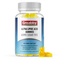 GREABBY Alpha Lipoic Acid 600mg Gummies – Sugar Free Pineapple, 60 Count