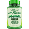 Great Billiom CDP Choline 1000mg - Nootropic Brain Support for Memory & Focus