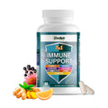 GreeNatr Immune Support – Vitamin C, D3, Zinc 50mg, Quercetin, Elderberry, Ginger, 60 Capsules
