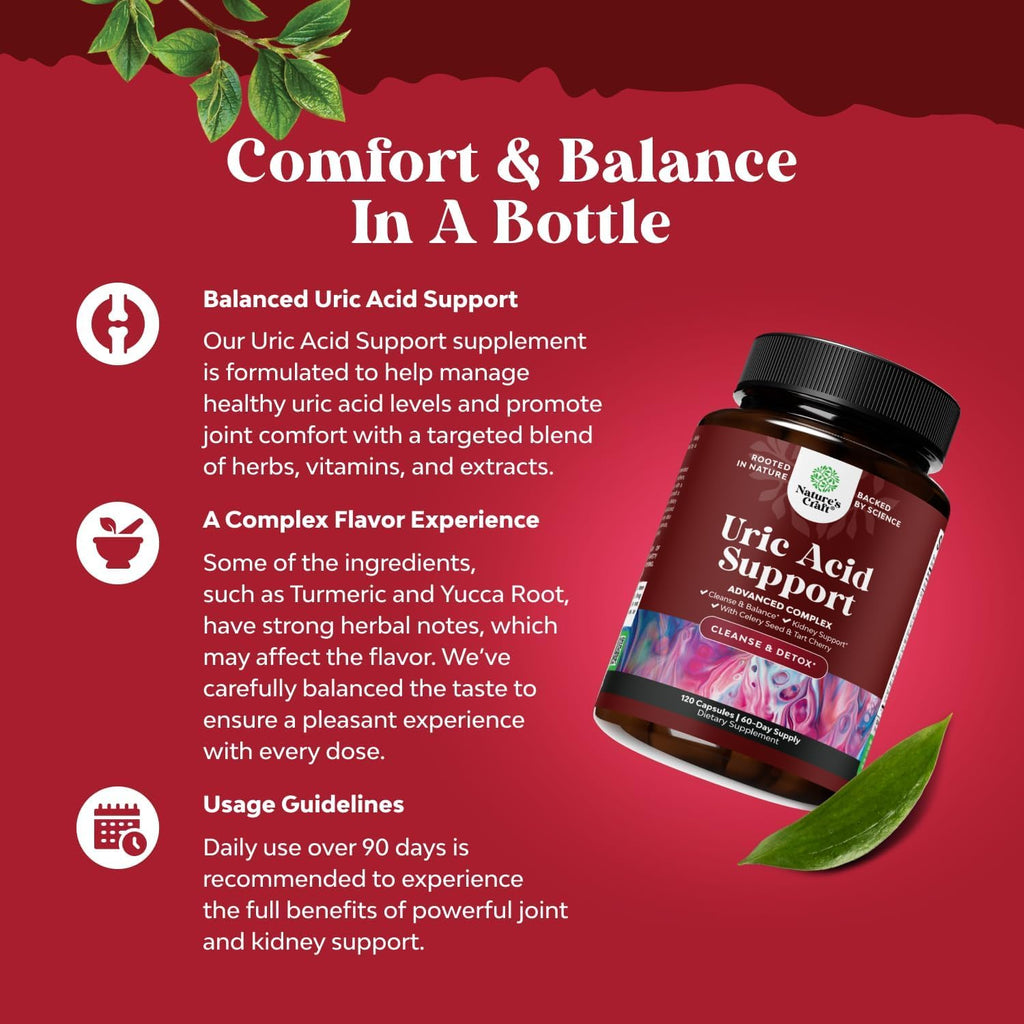 Green Coffee Bean Extract for Uric Acid Cleanse & Detox - Green Coffee Beans with Turmeric, Tart Cherry & Celery Seed for Adults - Daily Uric Acid Flush for Joints Support & Kidney Cleanser – 120 Ct