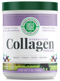 Green Foods Grass-Fed Hydrolyzed Collagen Peptides Protein Powder 7oz | 30 Servings