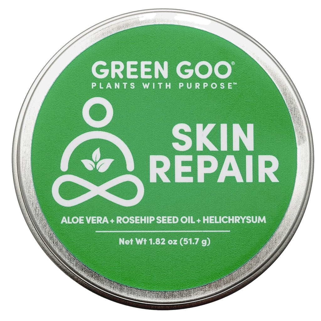 Green Goo Skin Salve | Natural Skin Repair & Daily Moisture – 1.82 oz Large Tin