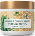 Green Leaf Naturals Manuka Honey Eczema Cream – Fragrance-Free Moisturizer for Dry, Itchy Skin (Body & Face) 4oz