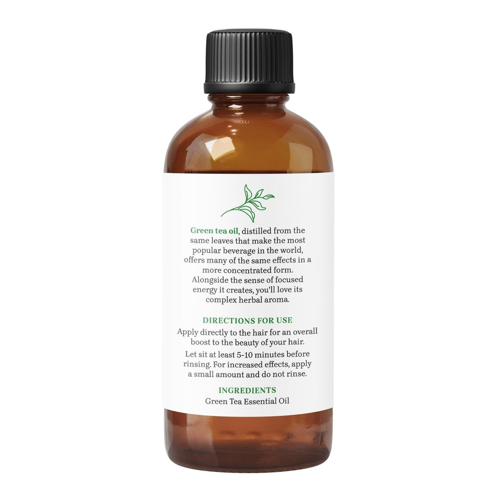 Green Tea Essential Oil - Premium Grade, 4 Fl Oz | Aromatherapy, Soaps & Candles | Vegan & Cruelty Free