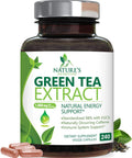Green Tea Extract Capsules 1000 mg | 45% EGCG & 98% Polyphenols | 3X Strength | Vegan, Non-GMO, 240 Capsules