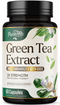 Green Tea Extract Capsules 1000mg - 45% EGCG, 98% Polyphenols | 60 Capsules