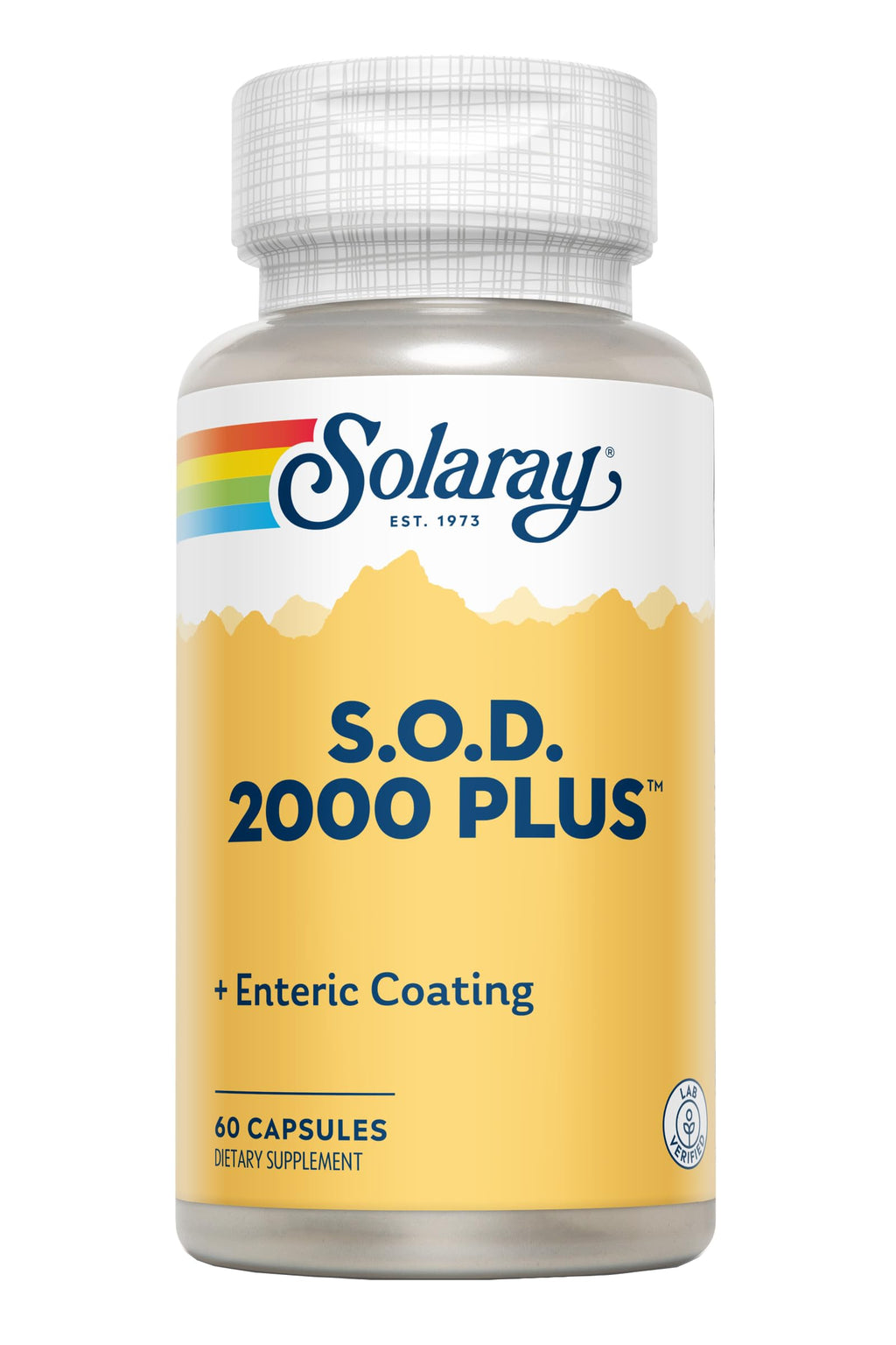 SOLARAY S.O.D. 2000 Plus – SOD & Catalase Antioxidant Supplement | 100 Servings, 60-Day Guarantee