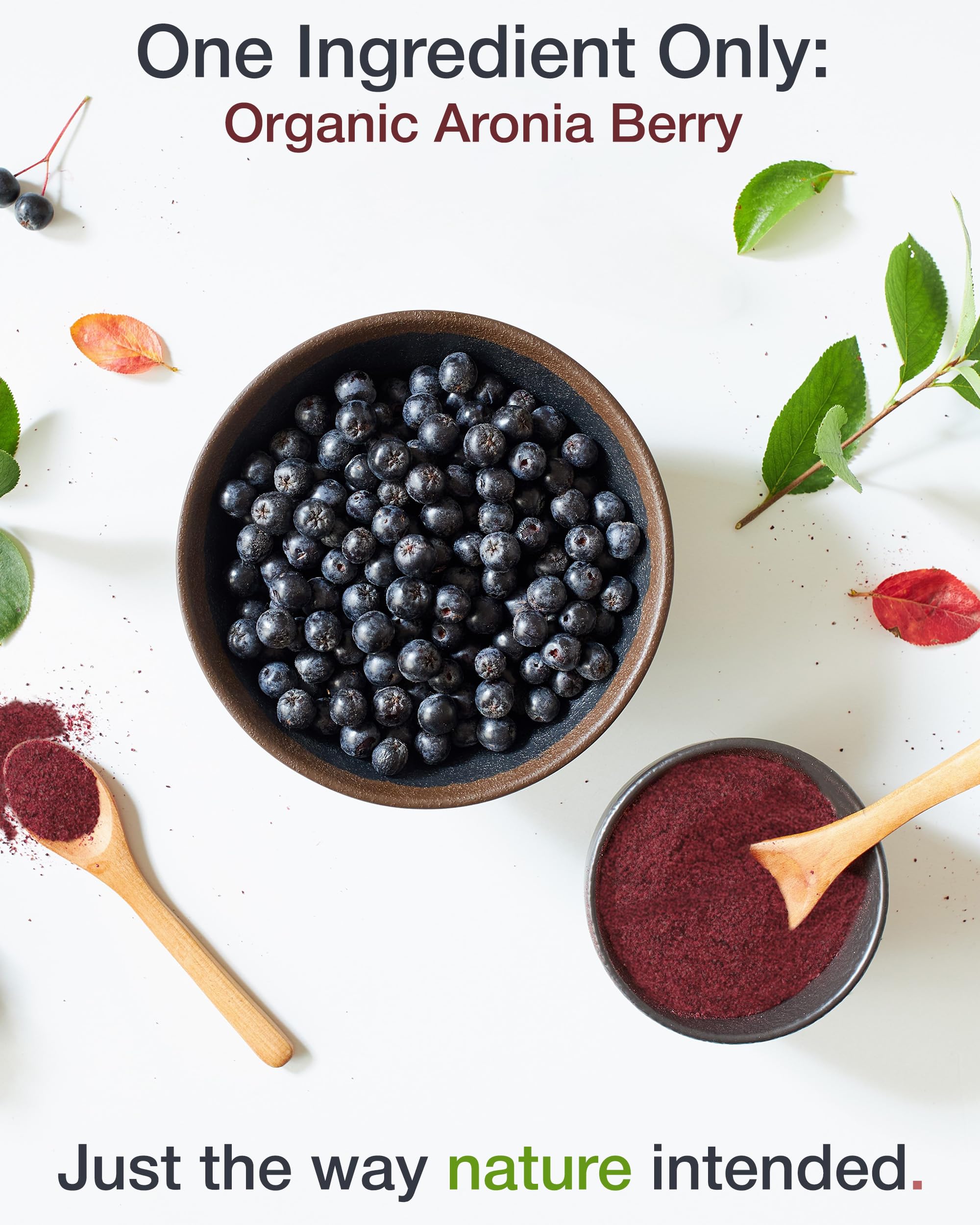 Green Valley Organic Aronia Berry Powder – 12 oz, Antioxidant Rich