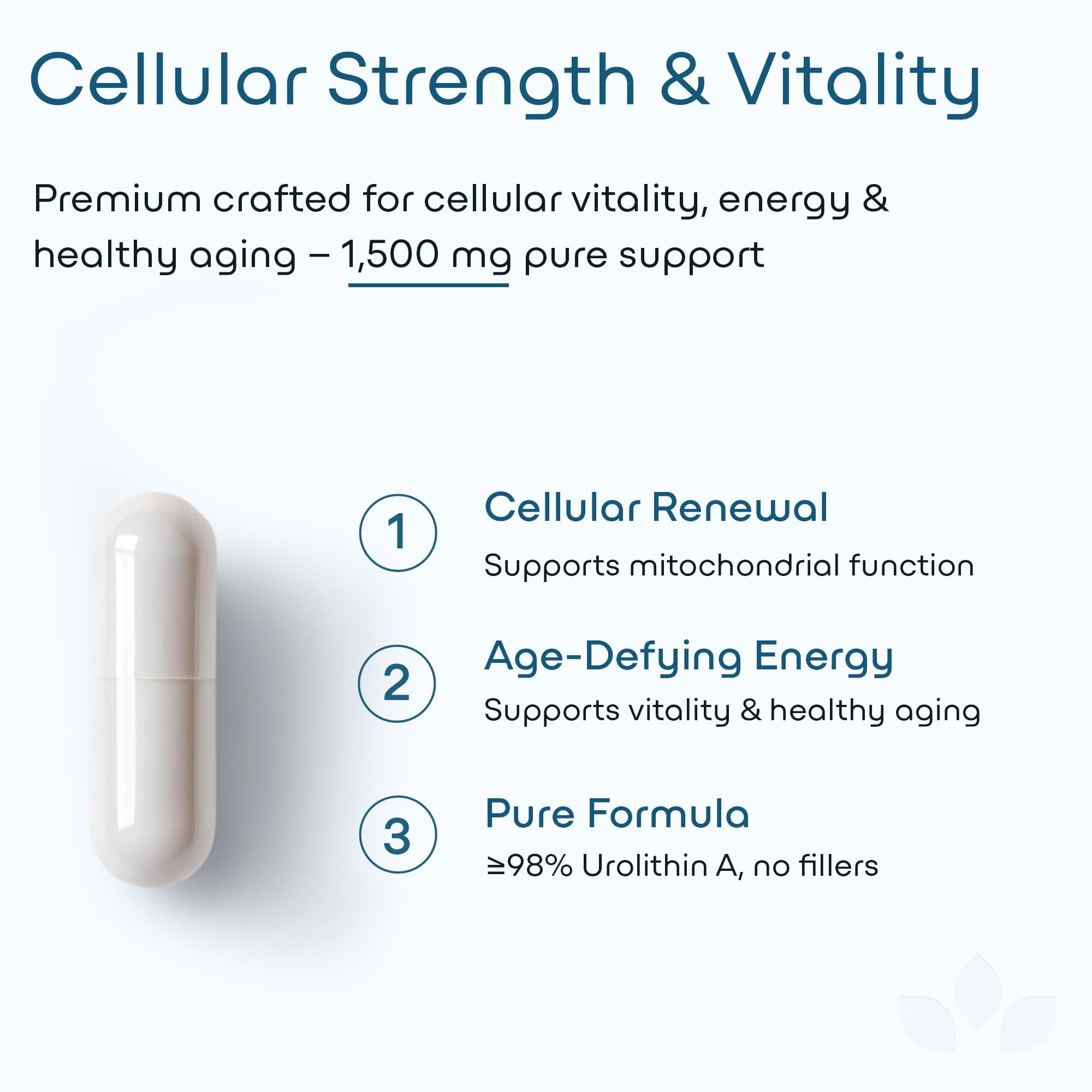 GreenLab Urolithin A+ 1500mg – Advanced Formula for Cellular Energy
