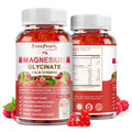 GREENPEOPLE Magnesium Glycinate Gummies 400mg — Sugar Free Raspberry Flavor, Vitamin D & B6 for Calm Support