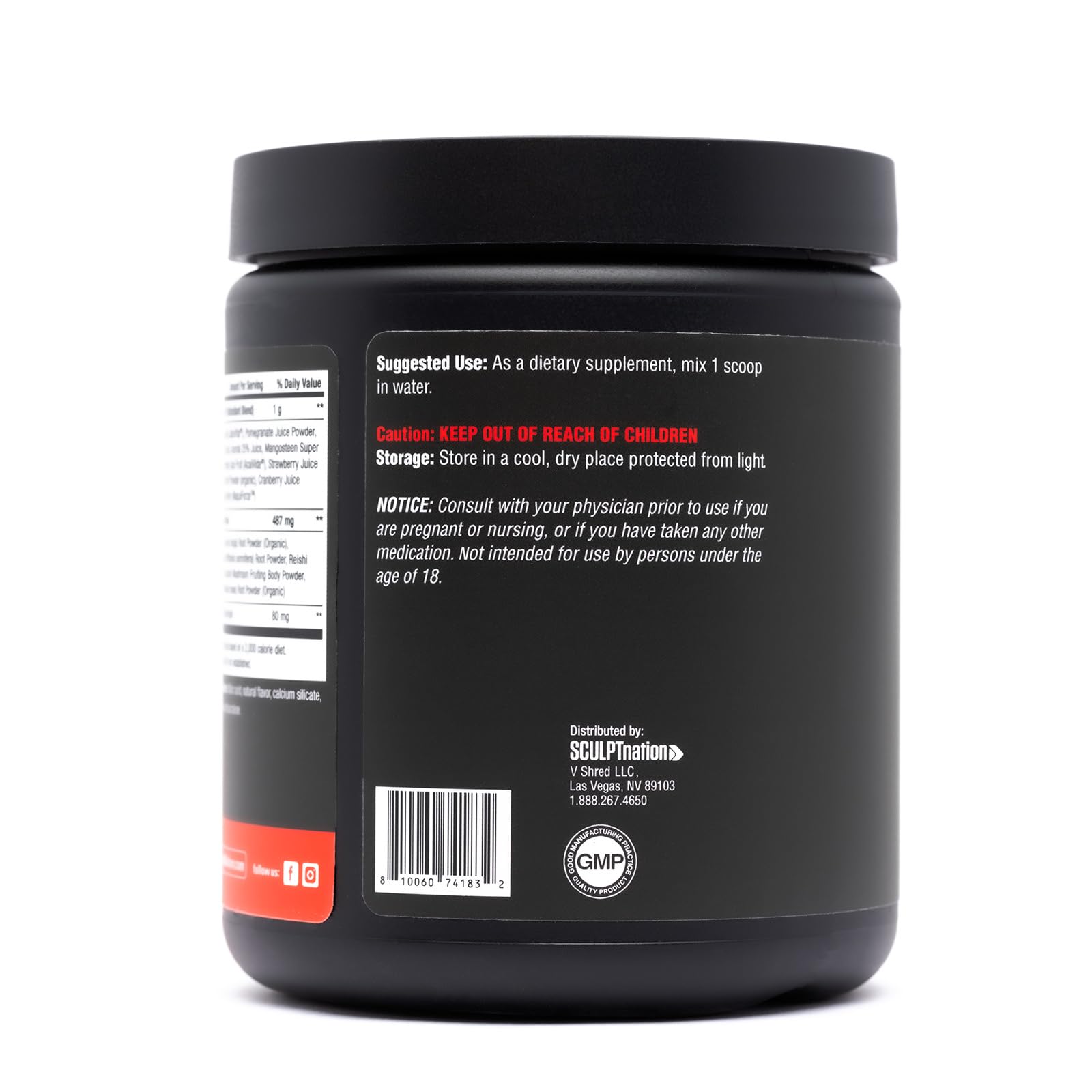 Sculpt Nation Greens Strawberry Powder with Collagen – Skin, Digestion & Energy