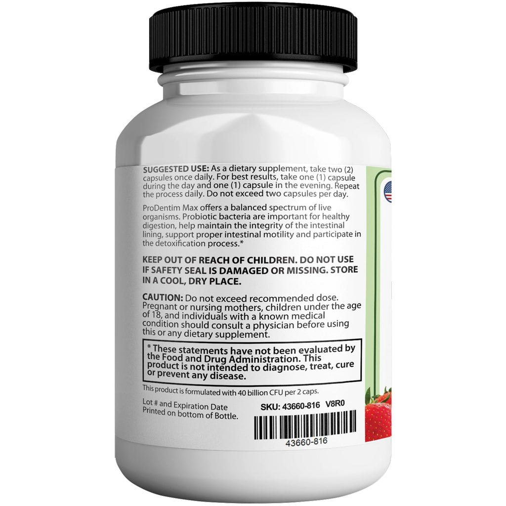GREENVIFY DentamPro Max for Gums and Teeth Health & Fresh Breath - 40 Billion CFU Advanced Oral Probiotics for Mouth Bad Breath, Capsule Supplement (1)