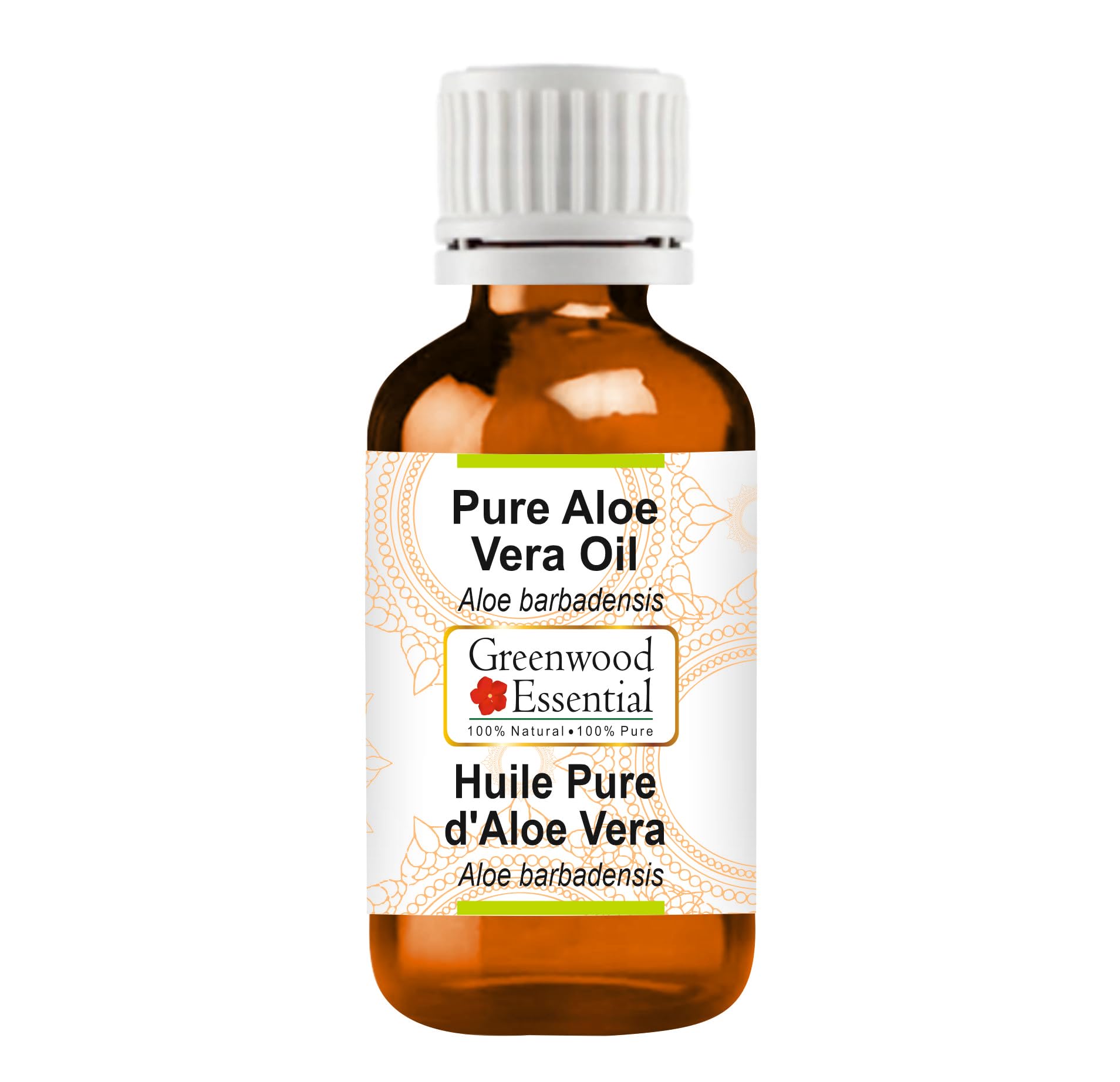 Greenwood Essential Pure Aloe Vera Oil 10ml | Therapeutic Grade, Alcohol & Solvent Free