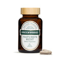 Greenworks Nature's Rest Melatonin-Free Sleep Aid | Organic Herbal Blend (60 Count)