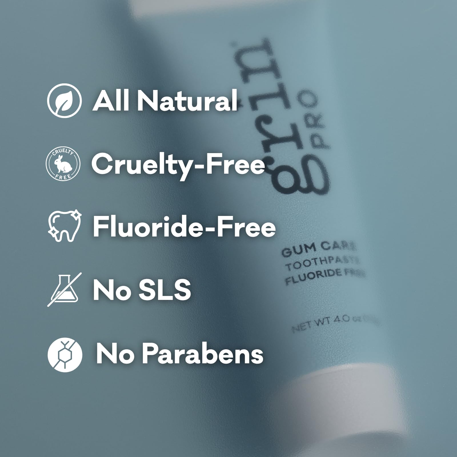 Grin Pro Gum Care Fluoride Free Toothpaste – Organic with Manuka Oil & Propolis | Fresh Breath & Gum Health