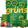 Grüns Adults Super Greens Multivitamin Gummies – 60+ Nutrients, 6g Fiber, 28 Pack